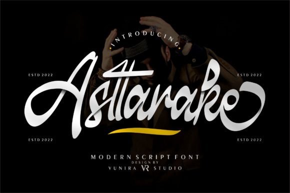 Asttarake: A Modern Script Font for Authentic Branding