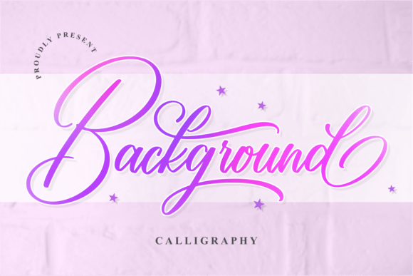Background: The Elegant Handwritten Script for Standout Designs