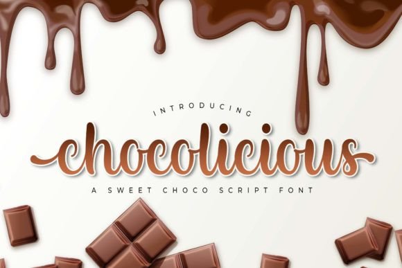 Chocolicious: A Handwritten Script for Authentic Design
