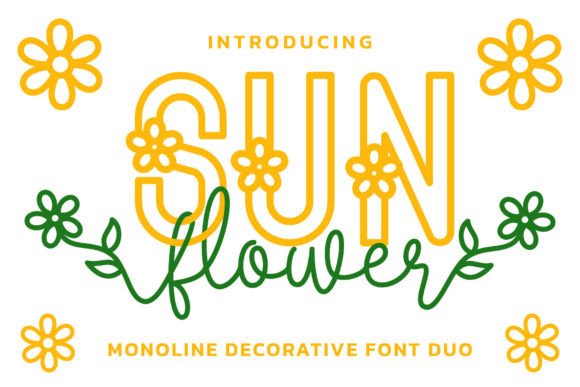 Designing with Sun Flower Duo: A Font for Warmth and Joy