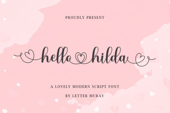 Discover Hello Hilda: A Script Font with Heart