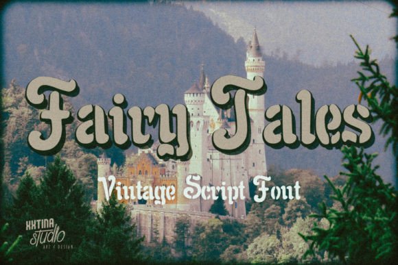 Fairy Tales: The Vintage Brush Script for Timeless Design
