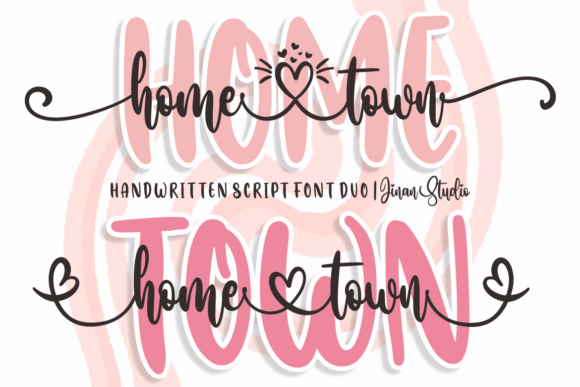 Home Town Duo: A Stylish Font for Modern Designers