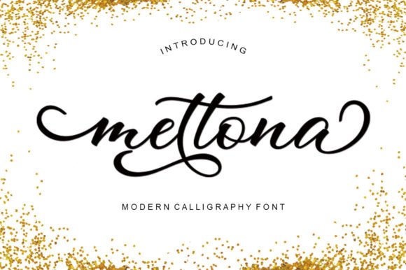 Mettona: The Modern Script Font for Elegant Branding