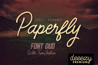 Paperfly: The Cool Monoline Font for Bold Headlines