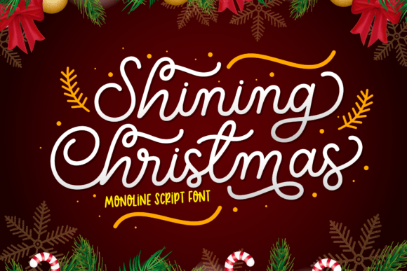 Shining Christmas: A Font That Feels Like a Festive Hug