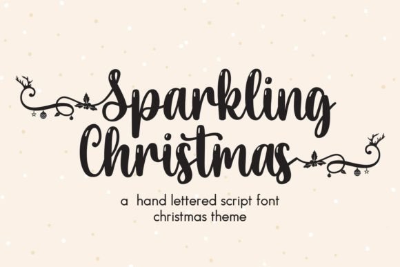 Sparkling Christmas: The Handwritten Font for a Festive Brand