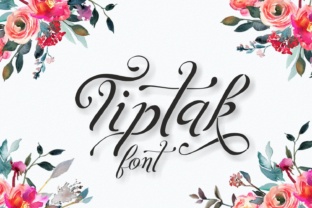 Tiptak: A Script Font for Authentic Branding