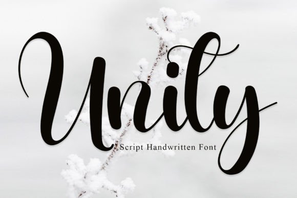 Unity: A Handwritten Script Font for Heartfelt Design