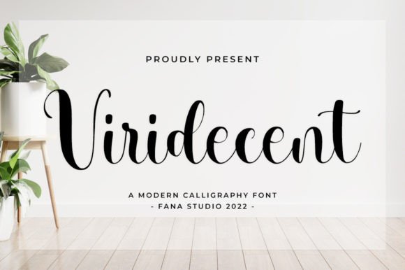 Viridecent Script: The Stylish Font for a Personal Touch